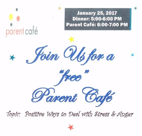 Parent Cafe January 25 2017
