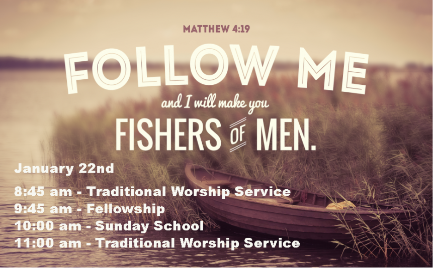 Matthew 4:19 Worship Service