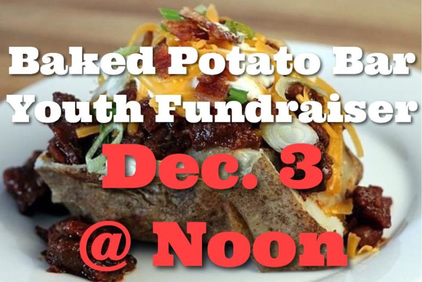 baked potato bar youth fundraiser