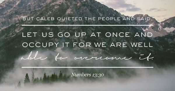 Numbers 13:30