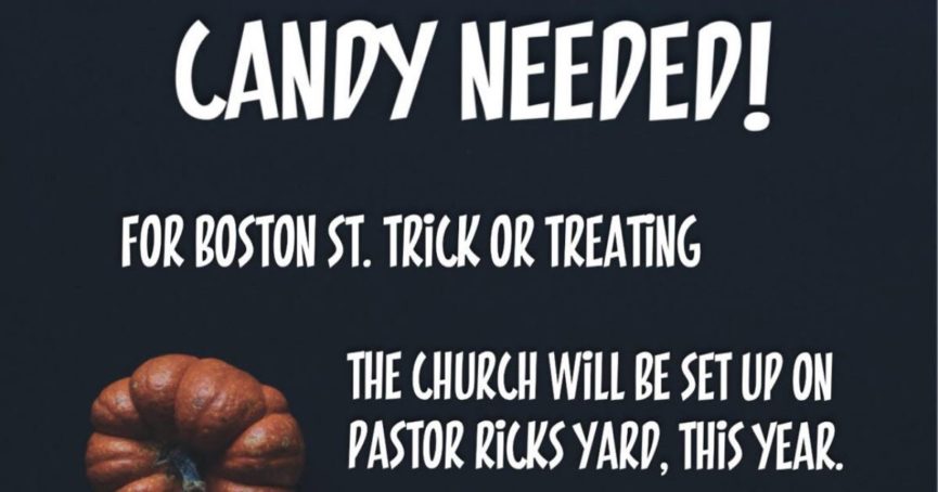 candy donations needed