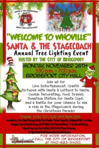 Santa and the Stagecoach Annual Tree Lighting