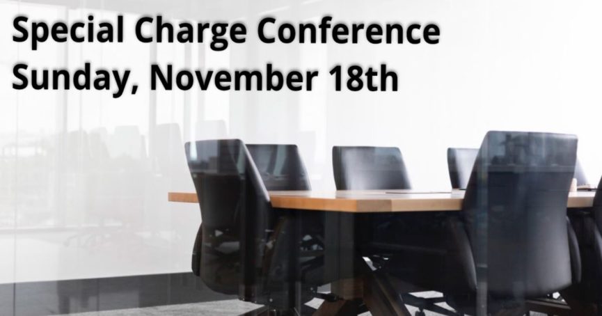 Special Charge Conference November 18, 2018
