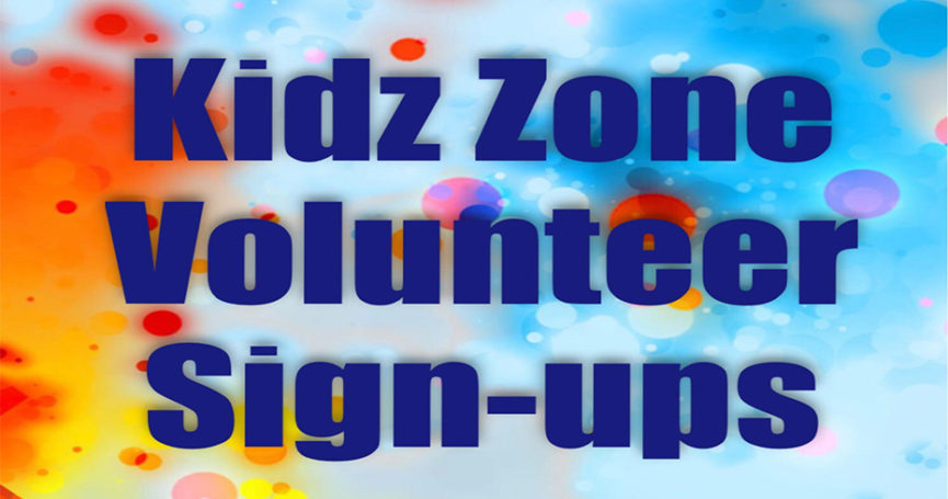 Kidz Zone volunteers