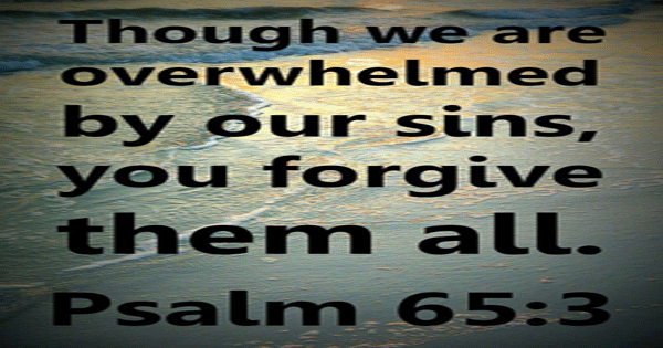 Psalm 65:3