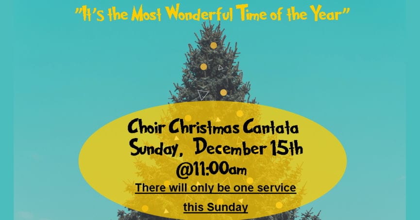 2019 Choir Christmas Cantata