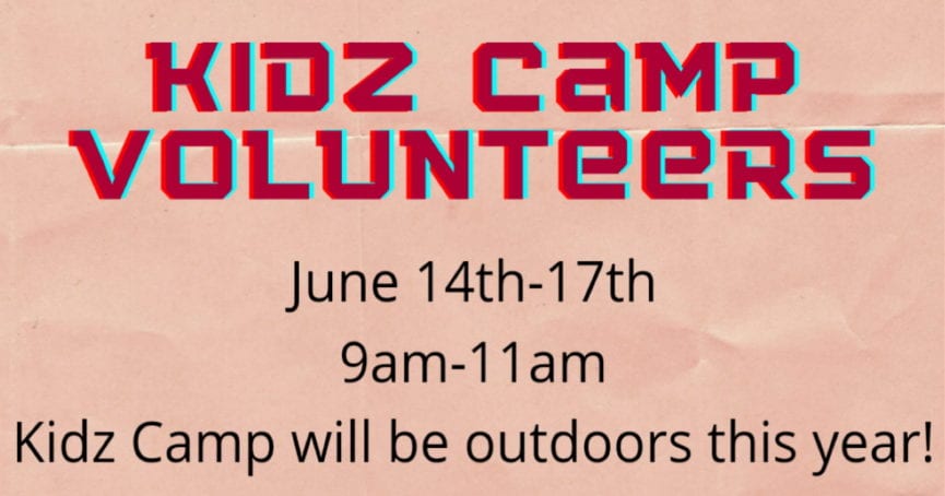 Kidz Camp volunteers