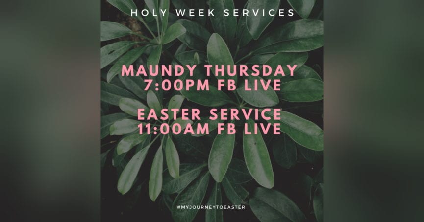 2020 Holy Week Services