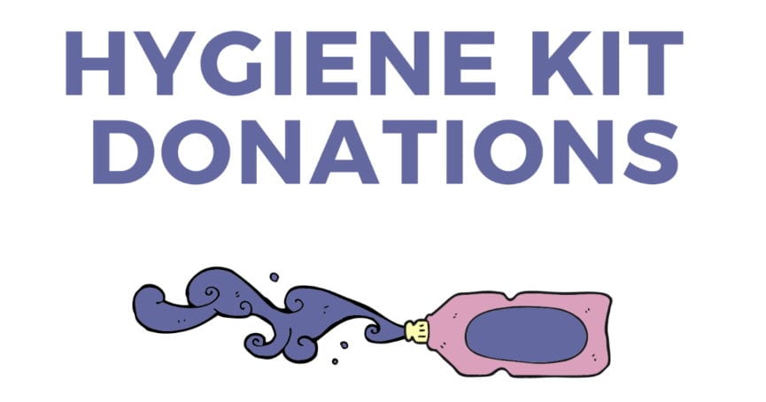 hygiene kit donations