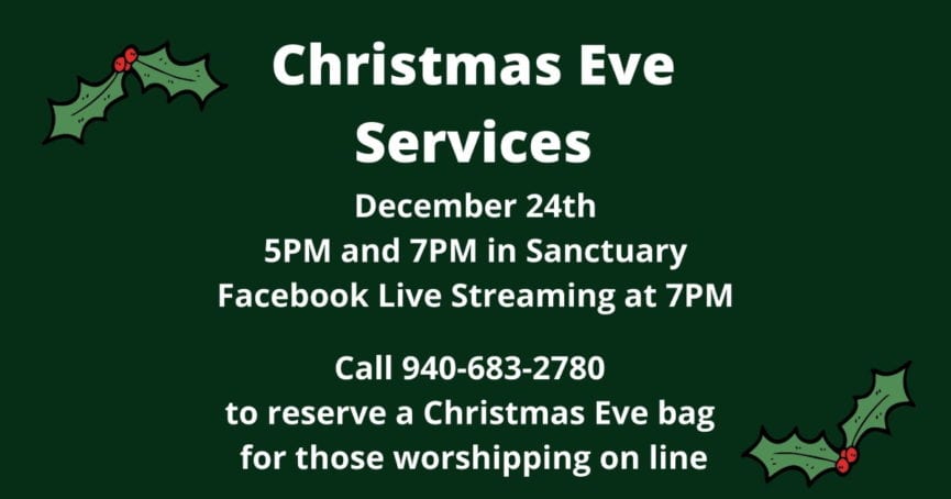 2020 Christmas Eve Services