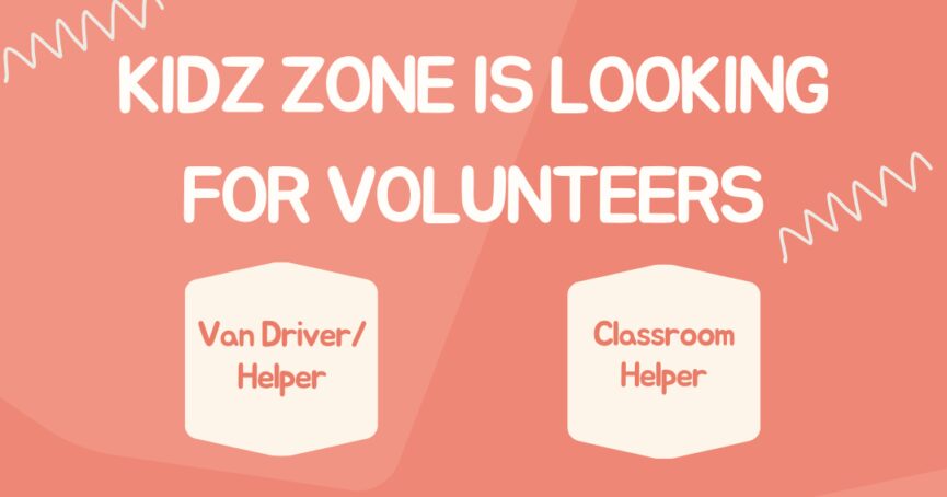 Kidz Zone looking for volunteers